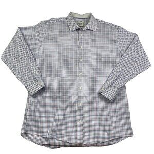 Jos. A. Bank 1905 Stretch Non-Iron Slim Fit Button Down Shirt Men's 17 1/2-36